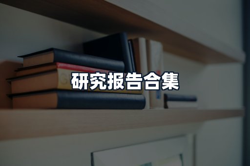 研究报告合集